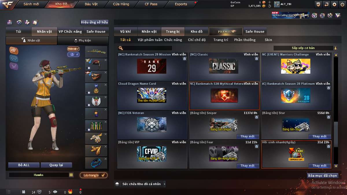 shop acc cf uy tin gia re